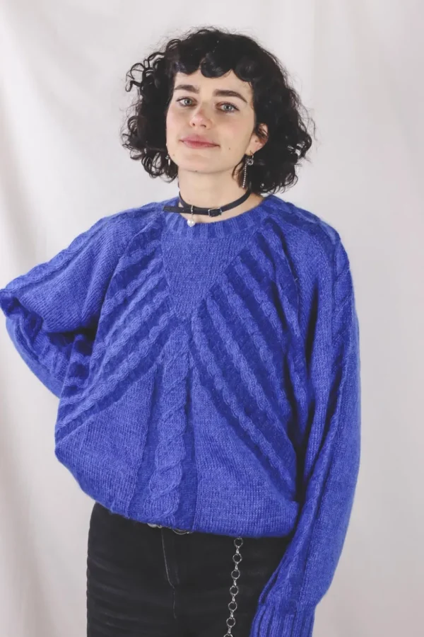 Riela vintagemohairneulepaita