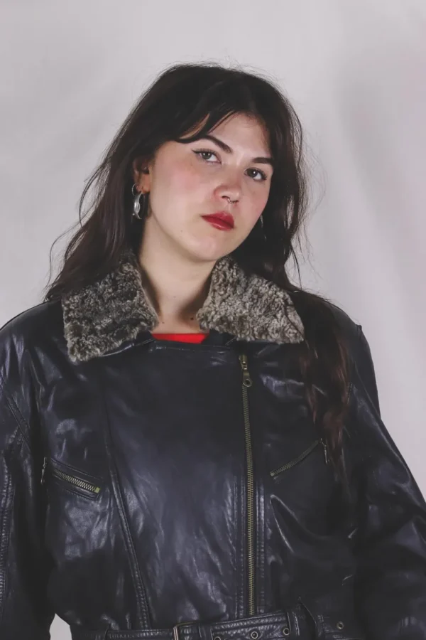 Ronya vintagenahkatakki