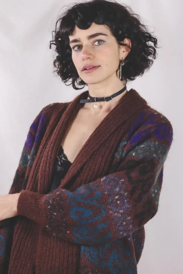 Ronya vintagevillaneuletakki