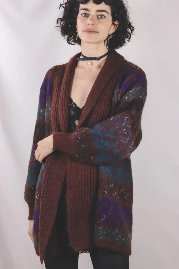 Ronya vintagevillaneuletakki