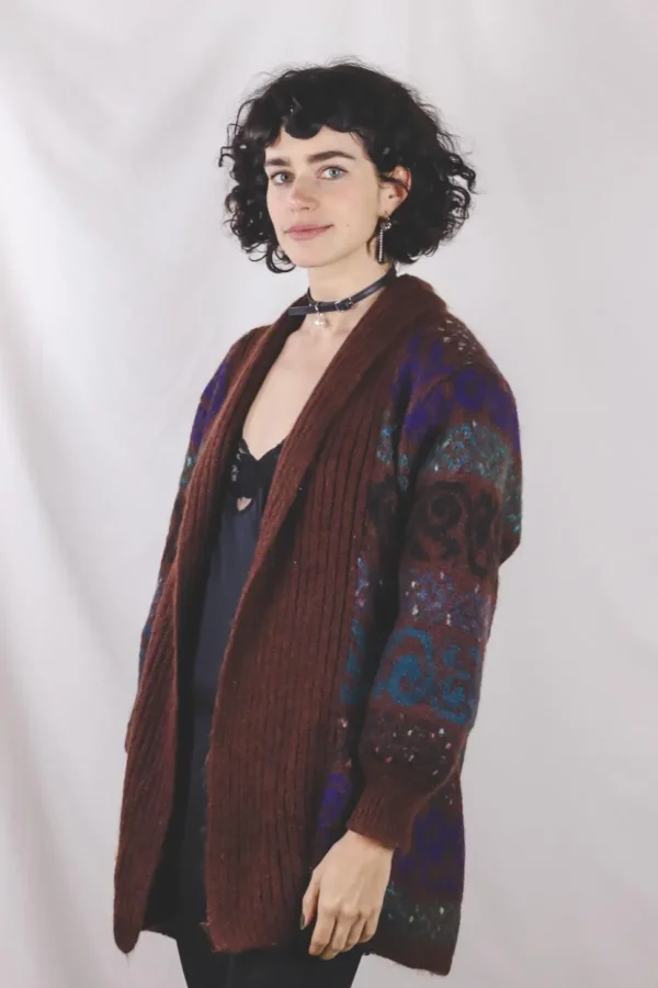 Ronya vintagevillaneuletakki