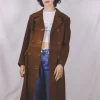 Sally kotimainen 60/70-luvun vintagemokkanahkatakki