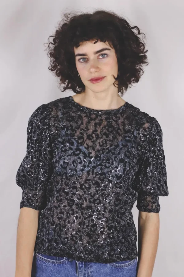Sally vintagepaljettipusero