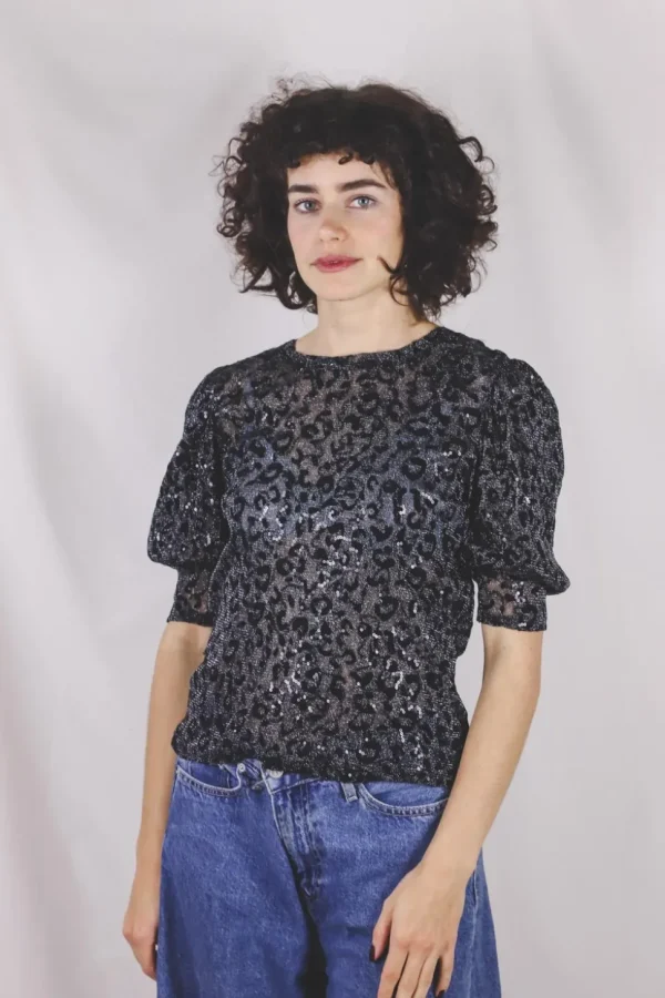 Sally vintagepaljettipusero