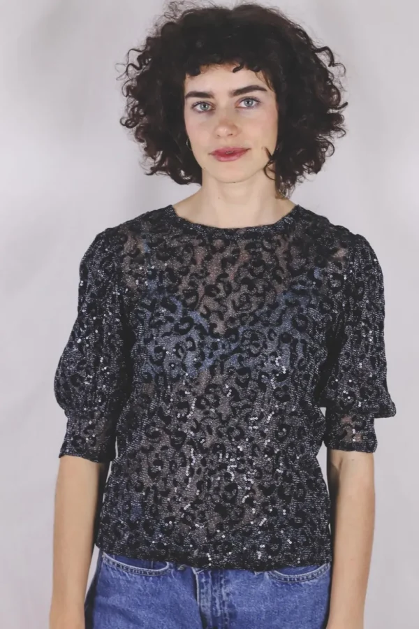 Sally vintagepaljettipusero