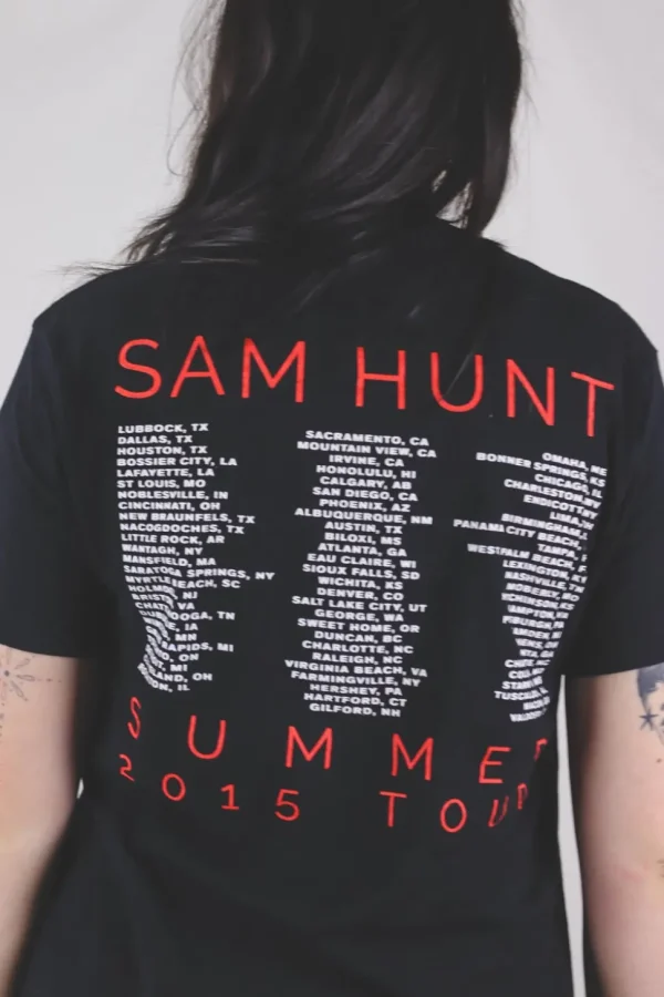 Sam Hunt 2015 t-paita