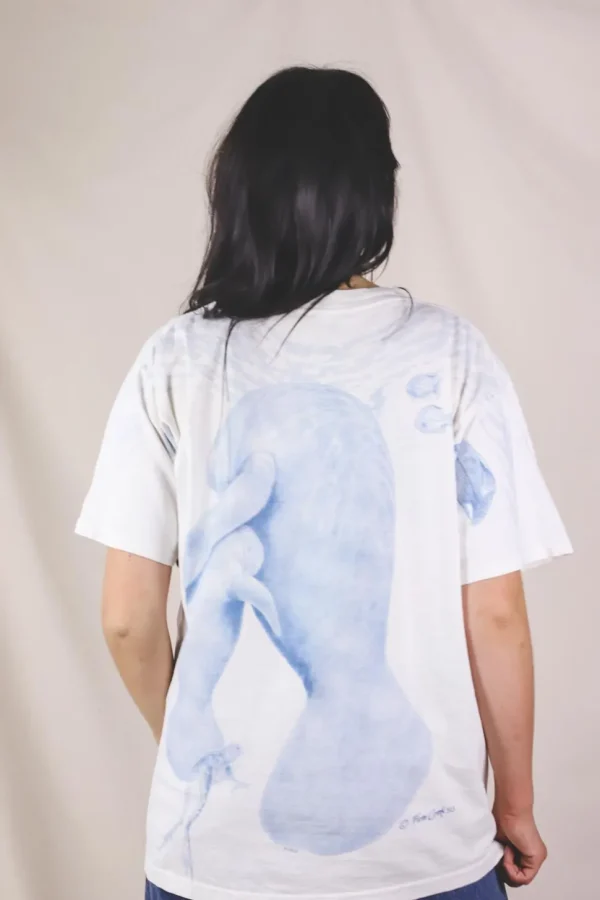 Sea animals vintage t-paita