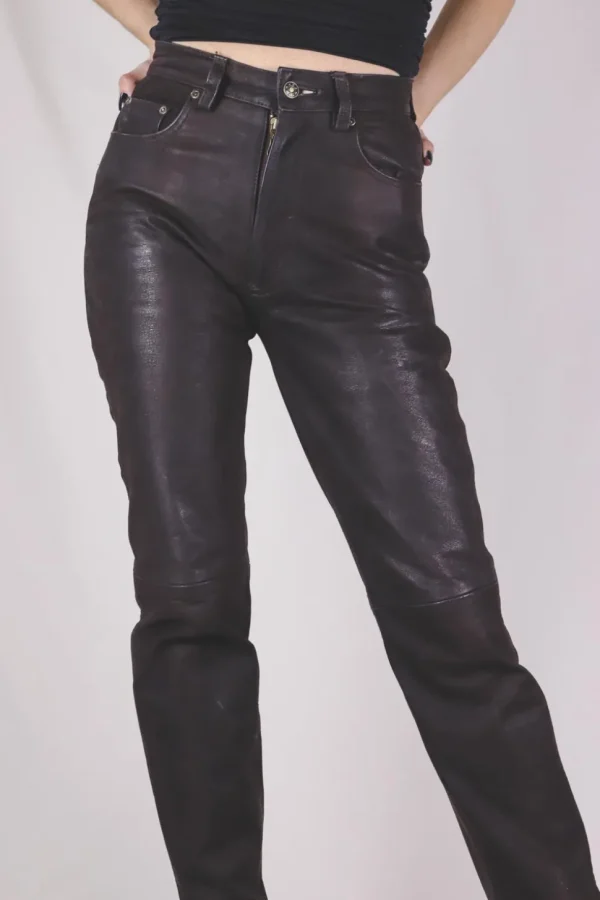 Selja vintagenahkahousut
