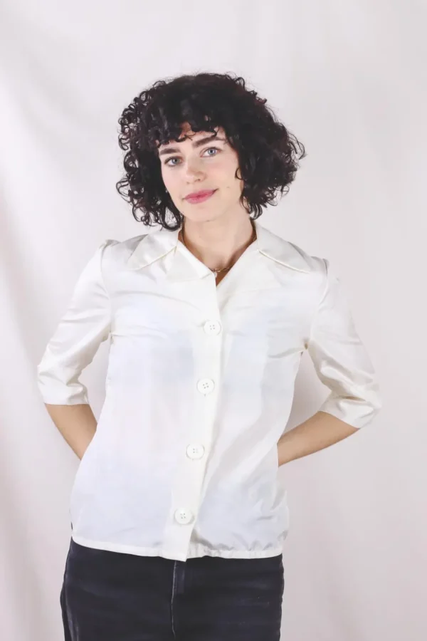Selma kotimainen vintagesilkkipusero