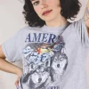Silja amerikkalainen vintage-t-paita