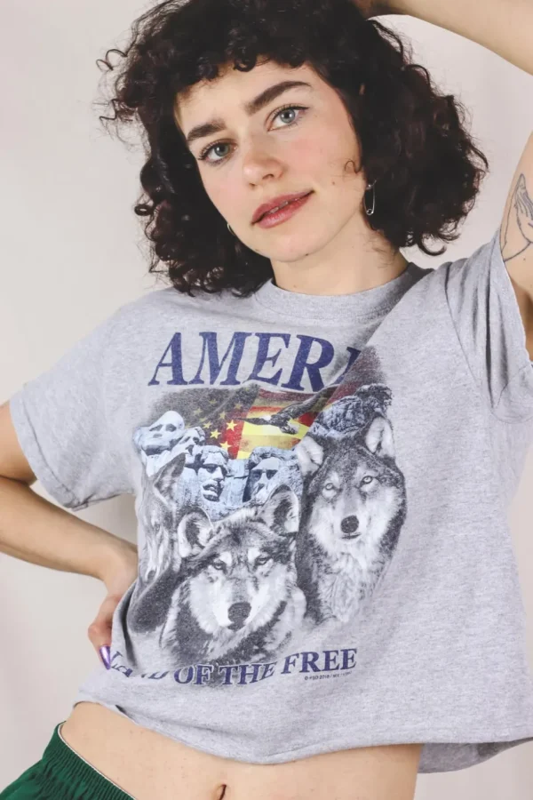 Silja amerikkalainen vintage-t-paita