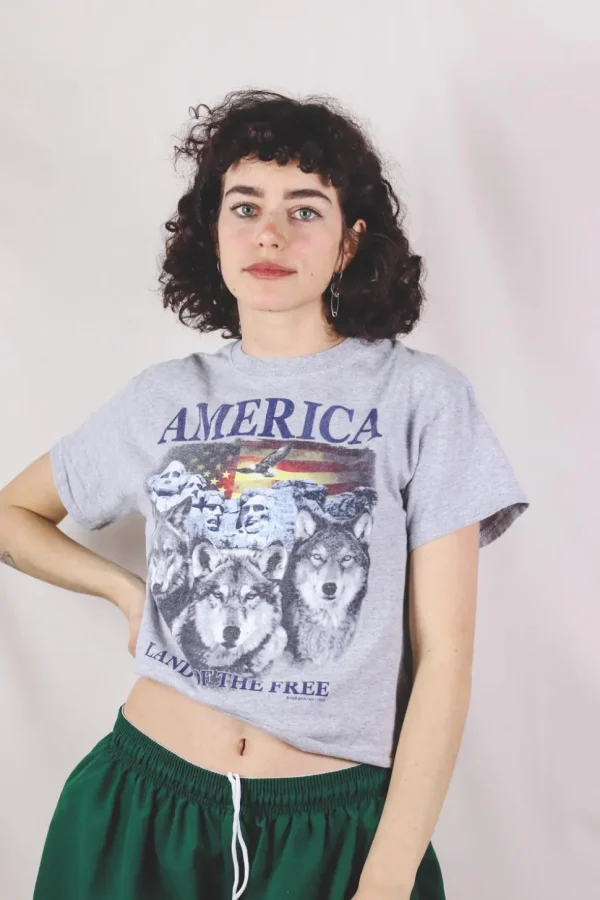 Silja amerikkalainen vintage-t-paita