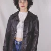 Silja kotimainen vintagenahkatakki