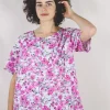Silvia vintagekukkapusero
