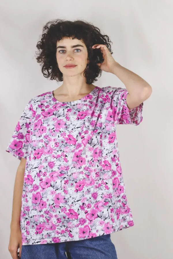 Silvia vintagekukkapusero