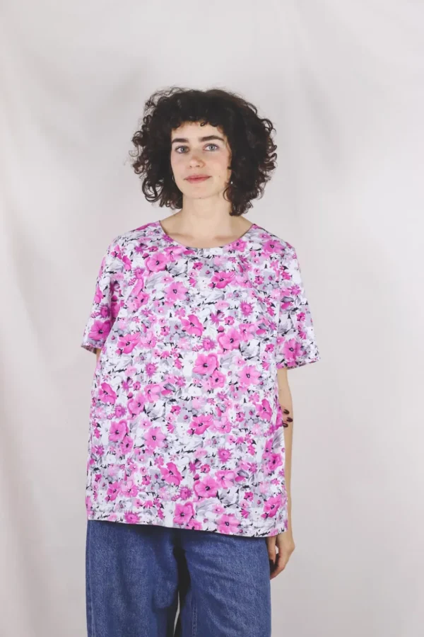 Silvia vintagekukkapusero
