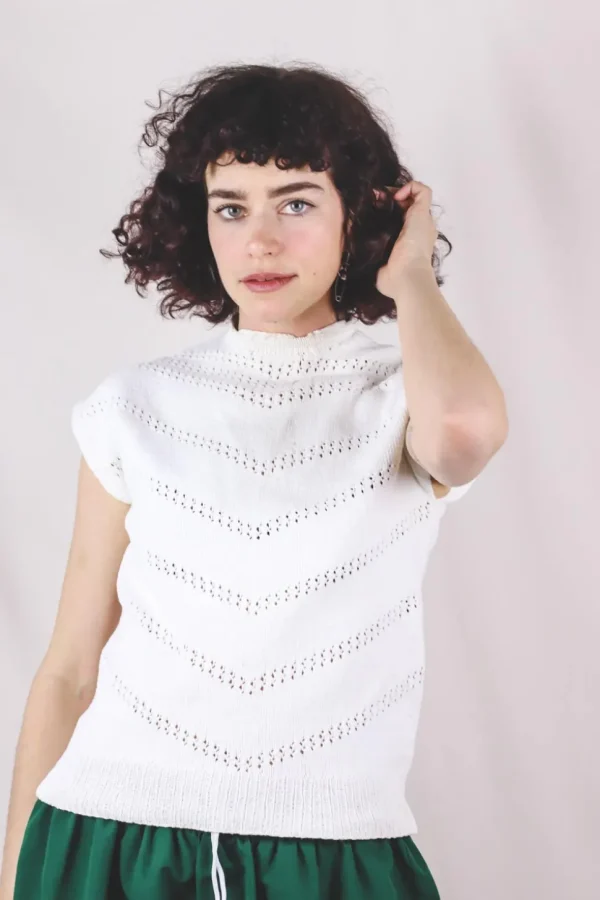 Sinead käsintehty vintagepuuvillaneule