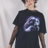 Space sloth vintage t-paita