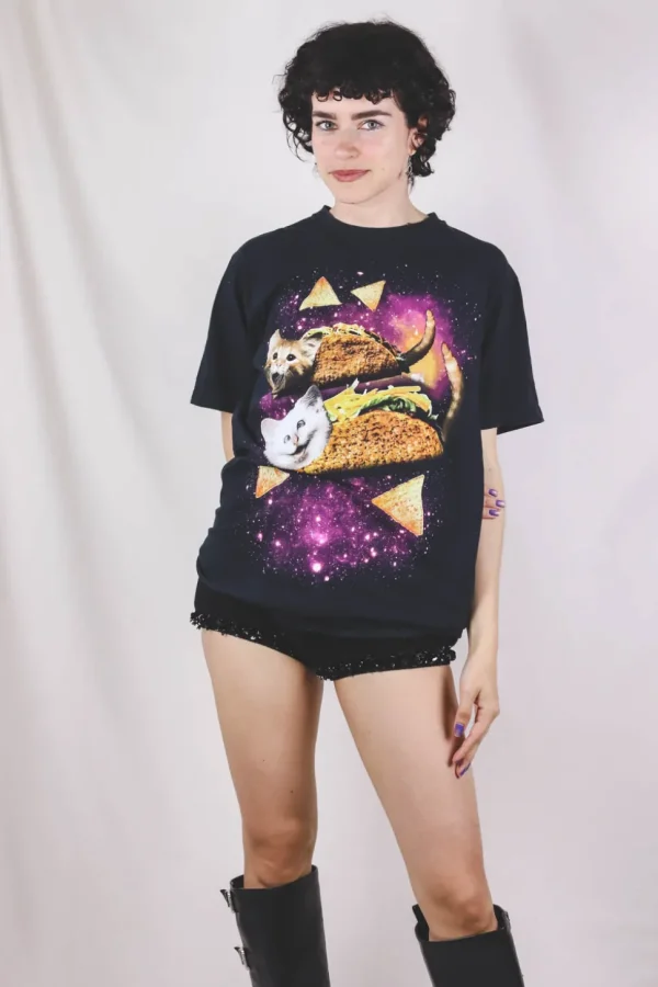 Space taco vintage t-paita
