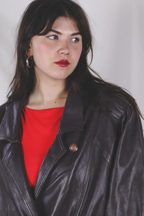Velida vintagenahkatakki