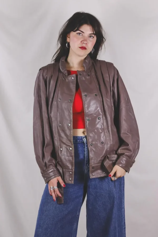 Vilda vintagenahkatakki