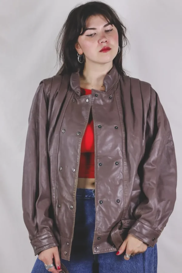 Vilda vintagenahkatakki
