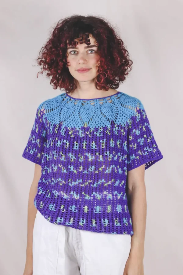 Walma vintagevirkkuuneule