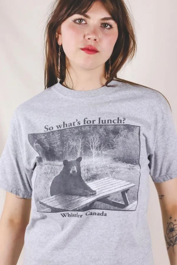 What's for lunch vintage t-paita