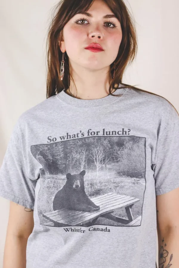 What's for lunch vintage t-paita