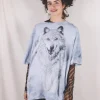 White wolf t-paita