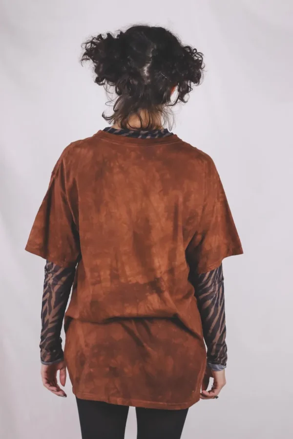 WIld horses brown vintage t-paita