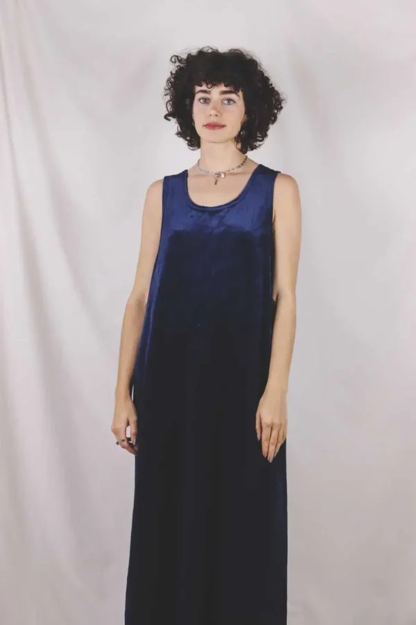 Wilma vintagesamettimekko