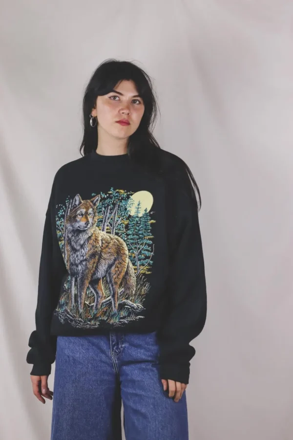 Wolf in the woods vintagecollege