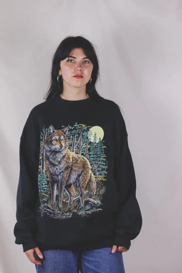 Wolf in the woods vintagecollege