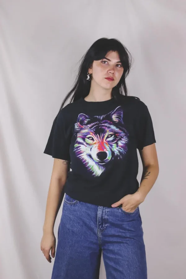 Wolf paint t-paita