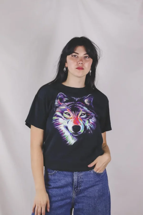Wolf paint t-paita