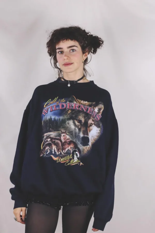 Wolf wilderness 90-luvun vintagecollege