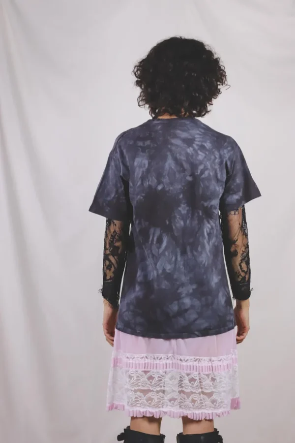 Ying yang moon vintage t-paita