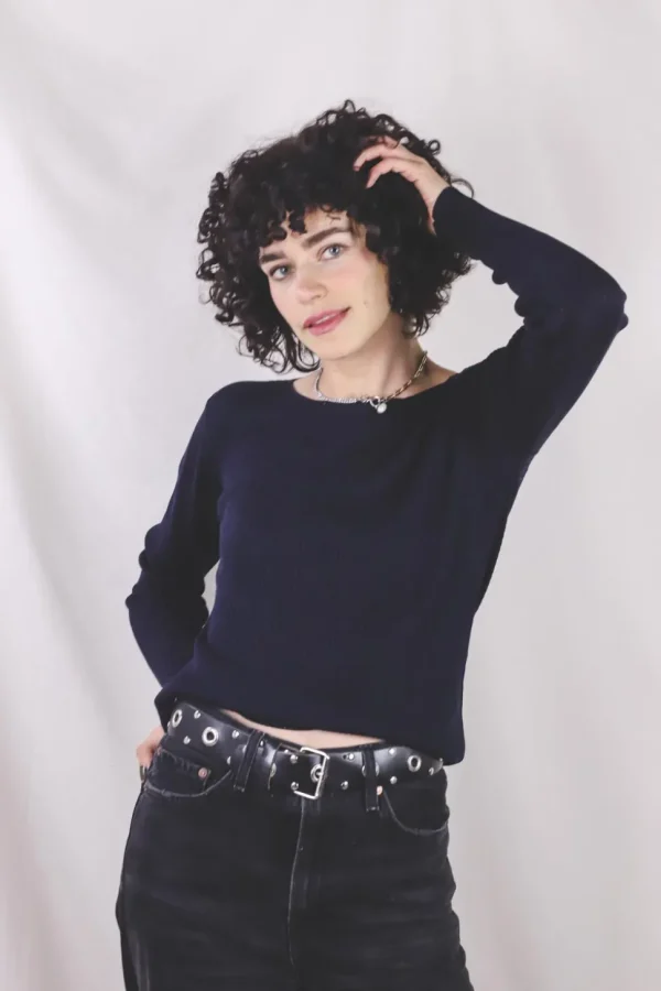 Ylva vintagesilkkineulepaita