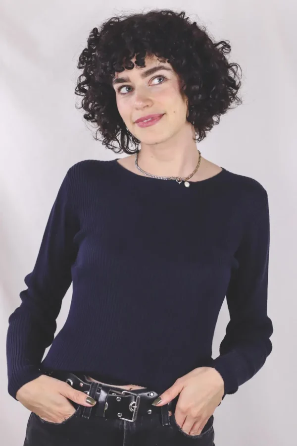 Ylva vintagesilkkineulepaita