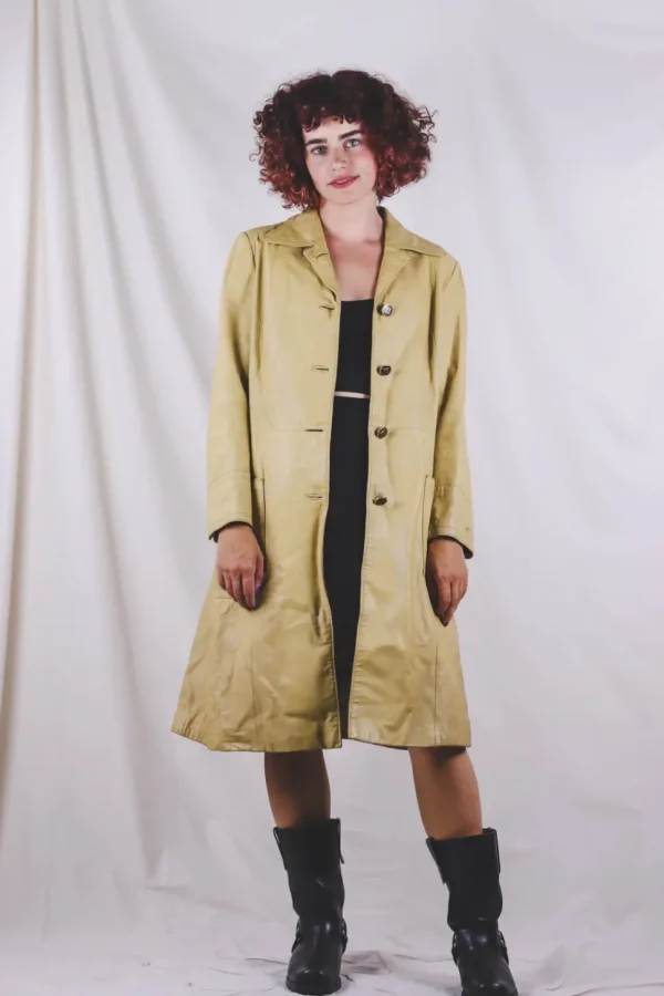 Zoe 70-luvun vintagenahkatakki